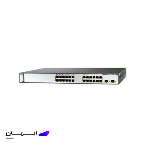 سوئیچ 24 پورت سیسکو مدل WS-C3750V2-24PS-S