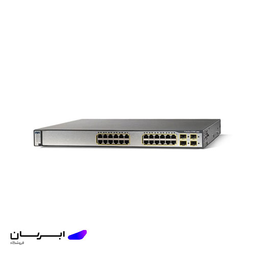 سوئیچ 24 پورت سیسکو مدل WS-C3750G-24TS-S1U