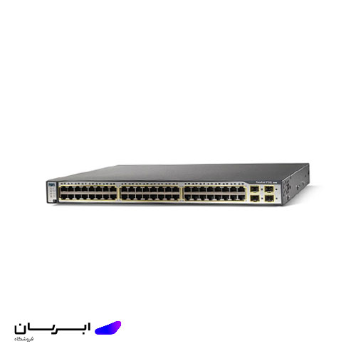 سوئیچ 48 پورت سیسکو مدل WS-C3750G-48TS-S