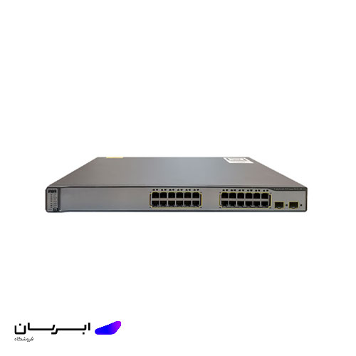 سوئیچ 24 پورت سیسکو مدل WS-C3750-24PS-S