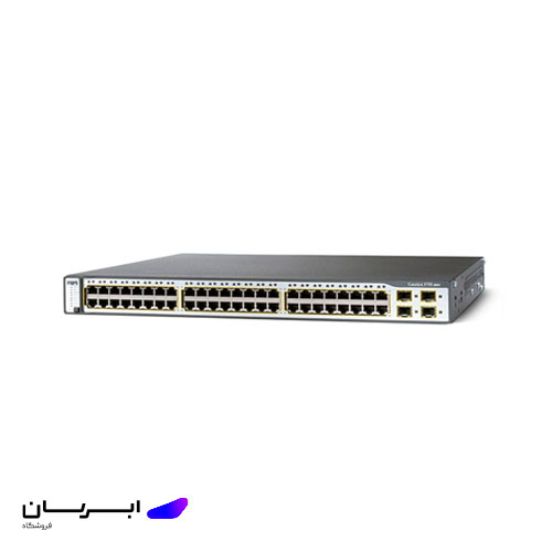 سوئیچ 48 پورت سیسکو مدل WS-C3750-48PS-S